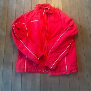 New/never worn adult small Bauer hockey jacket